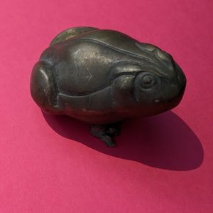 Vintage Brass Frog